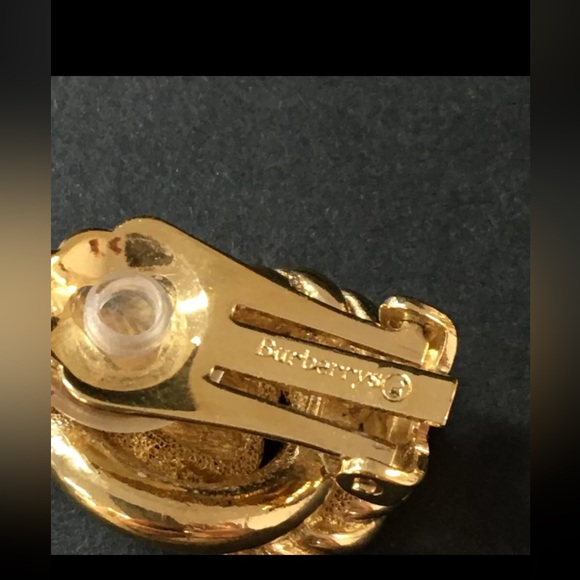 Burberrys Rope Gold Tone Earrings - Picture 7 of 7